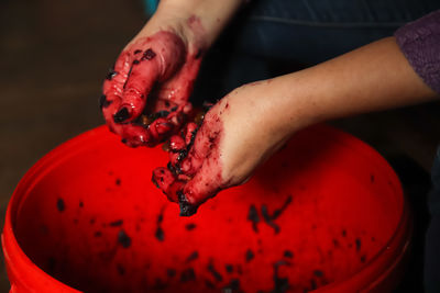 red