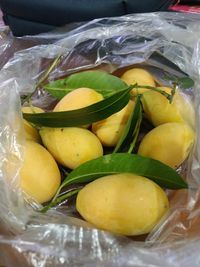 Close-up of fruits in container