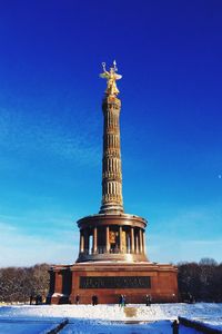 Victory column against blue sky