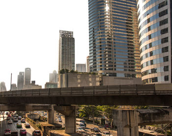 Modern cityscape against sky