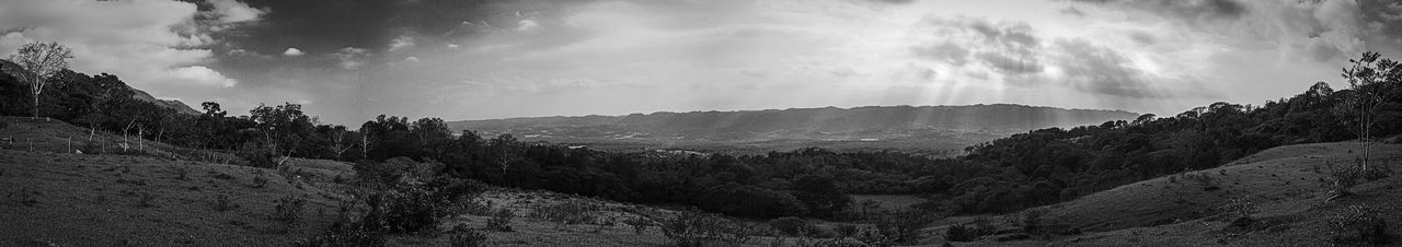 Panoramic view of landscape against sky