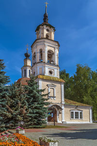 The stone parish church of st. nicholas the kremlin was built in 1769, vladimir, russia