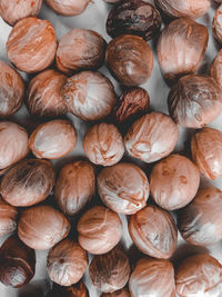 Full frame shot of pumpkins for sale at market