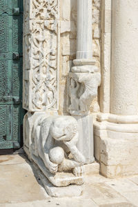 Like a white ship in the middle of the sea. trani, cathedral of san nicola pellegrino. puglia. italy