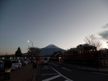 View of road against sky