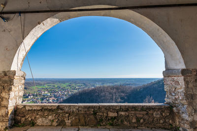 Castles and ruins. medieval manors of the zucco and cucagna family. friuli. italy.