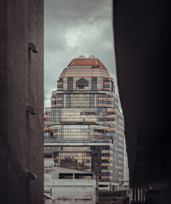 Low angle view of buildings against sky