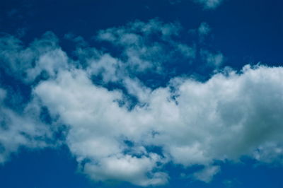 Low angle view of cloudy sky