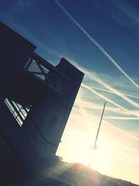 Low angle view of building against sky