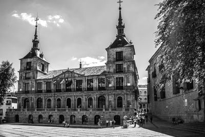 View of cathedral against sky in city