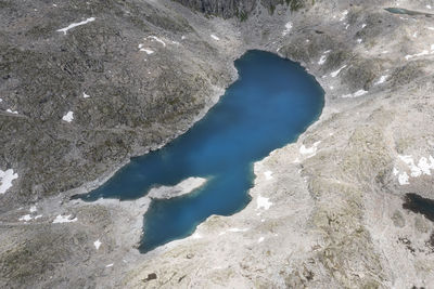 Low section of person standing on beach