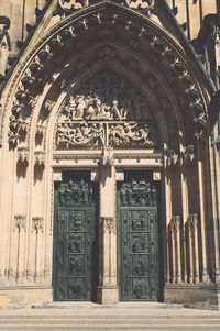 Entrance of historic church