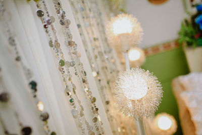 Close-up of christmas decorations