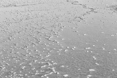 Full frame shot of raindrops on floor