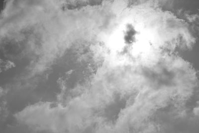 Low angle view of clouds in sky