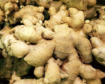 Full frame shot of onions for sale at market