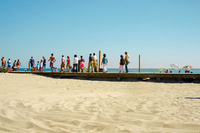 People on beach