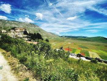 Scenic view of landscape against sky