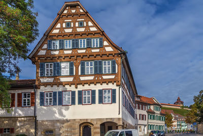 Street in esslingen am neckar city center, germany