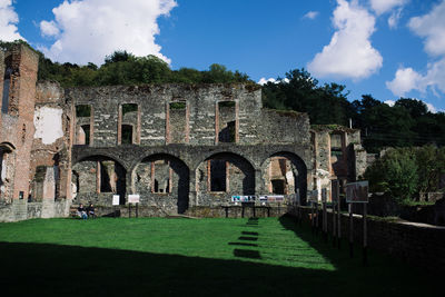 Old ruins against sky