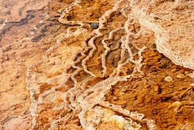 Full frame shot of rocks on land