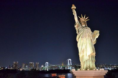 Low angle view of statue