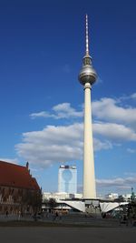 Tower against sky in city