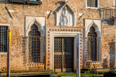 Facade of old building