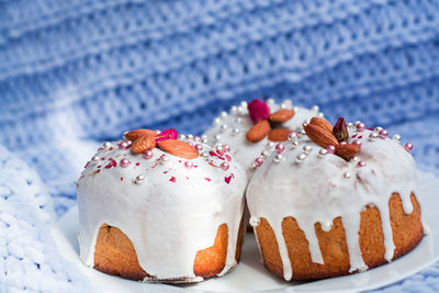 Close-up of cupcakes