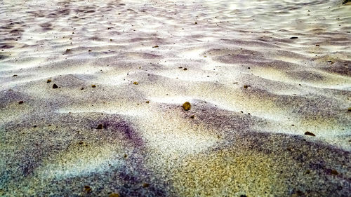 High angle view of beach