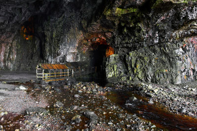 Smoo cave in scotland