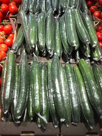 Close-up of vegetables for sale at market stall