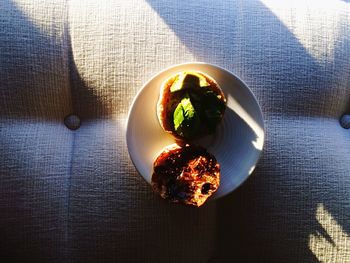 Close-up of food on table