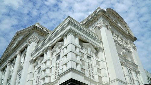Low angle view of building against sky