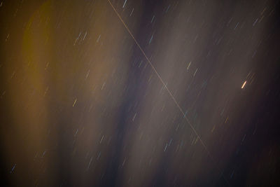 Full frame shot of raindrops on night
