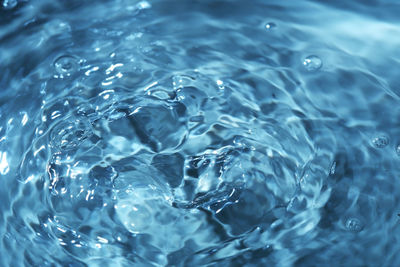 Full frame shot of water in swimming pool