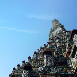 Low angle view of blue sky