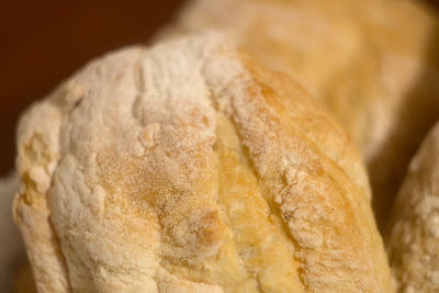 Close-up of bread on table