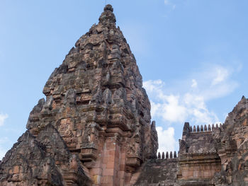 Low angle view of historical building against sky