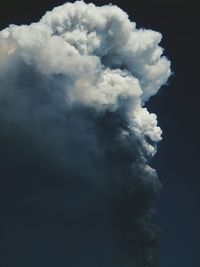 Low angle view of cloudy sky