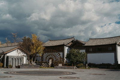 Houses against sky