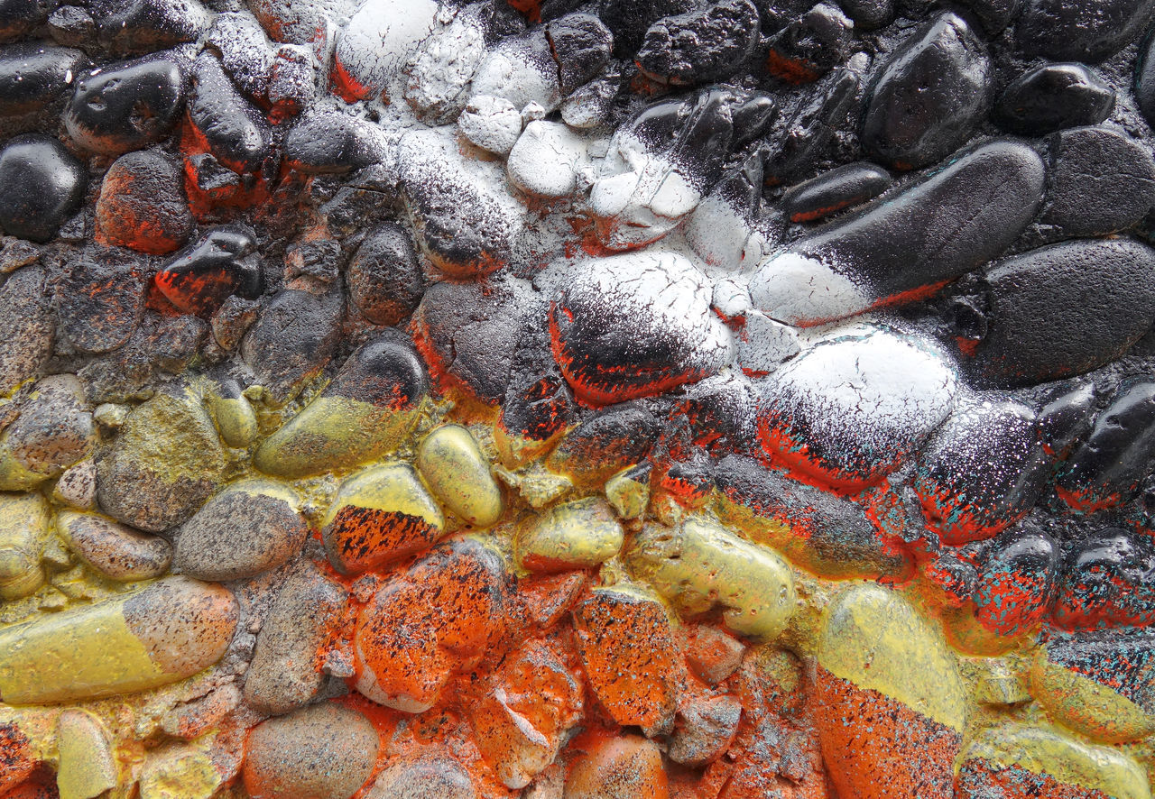 FULL FRAME SHOT OF KOI FISH