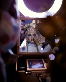 Close-up of buddha statue