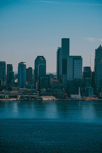 View of city at waterfront