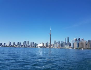 View of buildings in city at waterfront