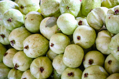 Full frame shot of fruits for sale in market