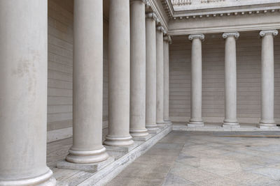 Entrance of historic building