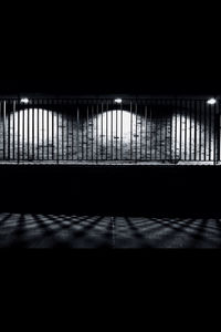 Illuminated lights at night