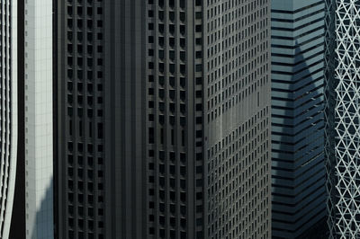 Full frame shot of office buildings