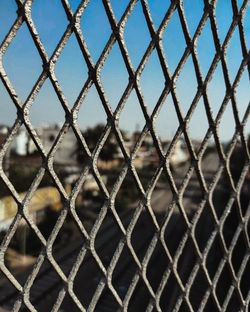 Full frame shot of chainlink fence